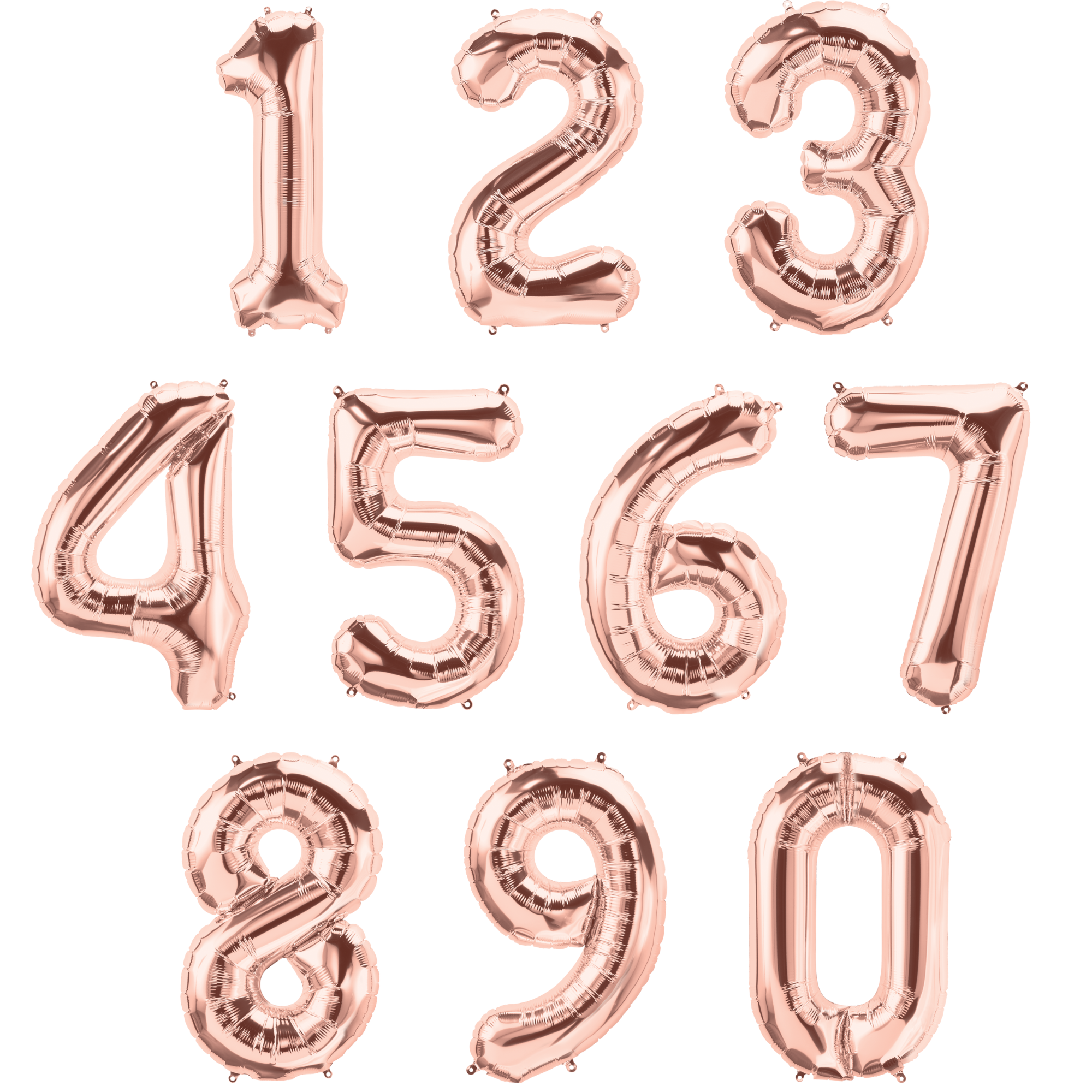 16" Number Rose Gold