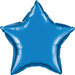 18" Star Foil Blue