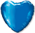 Cool Party Balloons 9" Heart Foil
