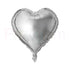 18 inch Silver Heart FOIL