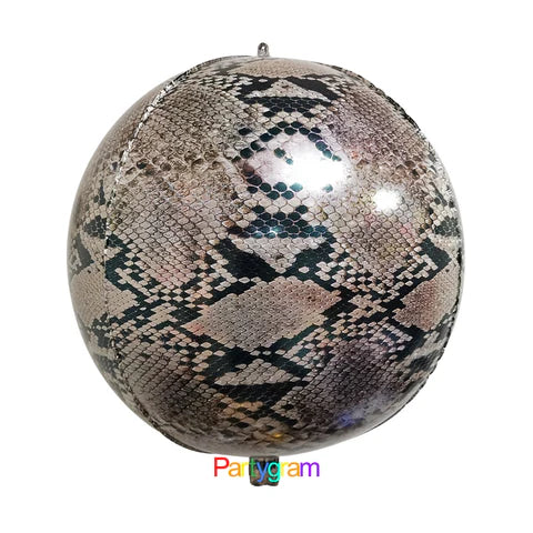 22 inch Snake Round Orb FOIL