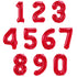 16" Number Red