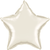 18" Star Foil White Sand
