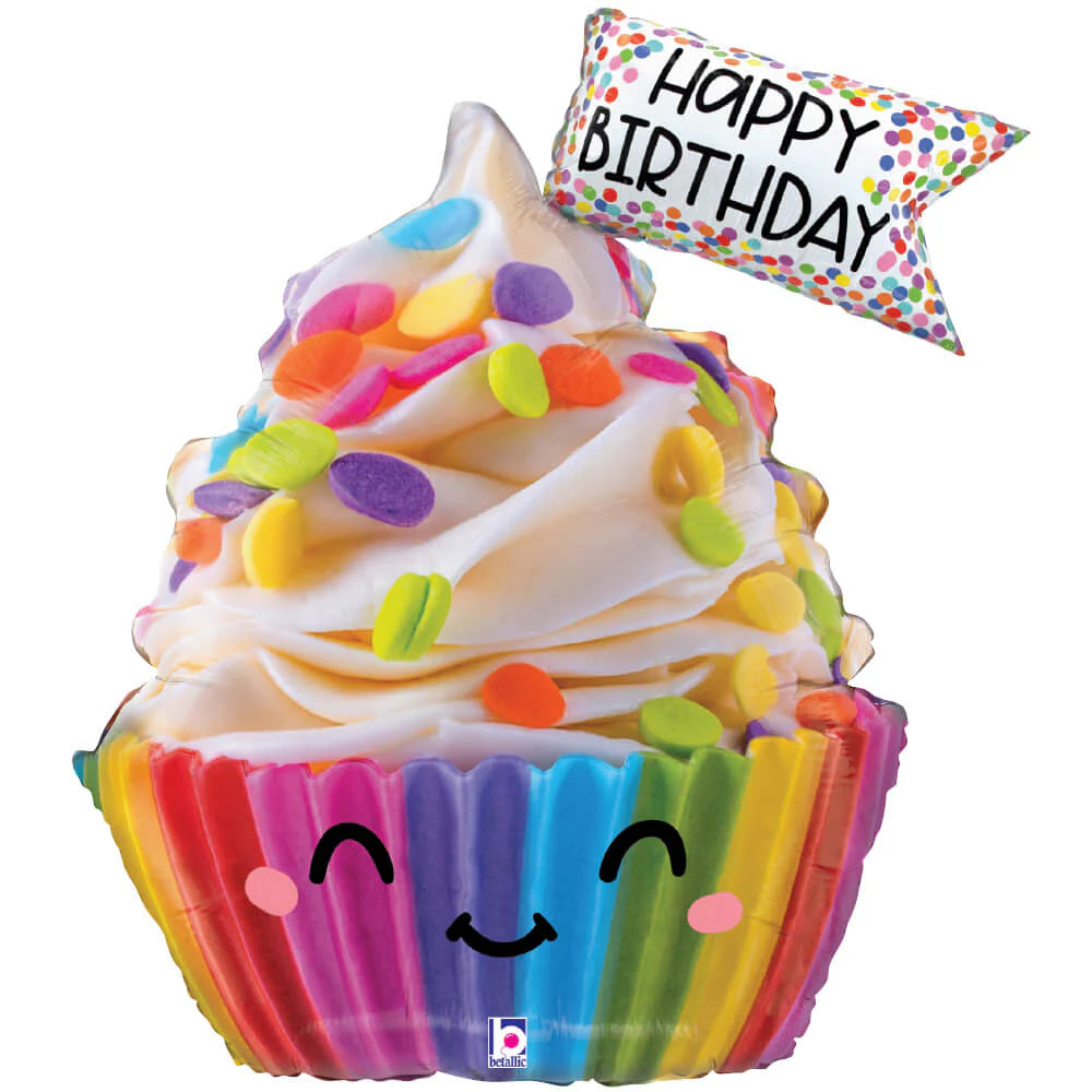 Betallic 31" Cute Birthday Cupcake