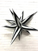 Burst Party Co. 40" Black and White Striped Starburst