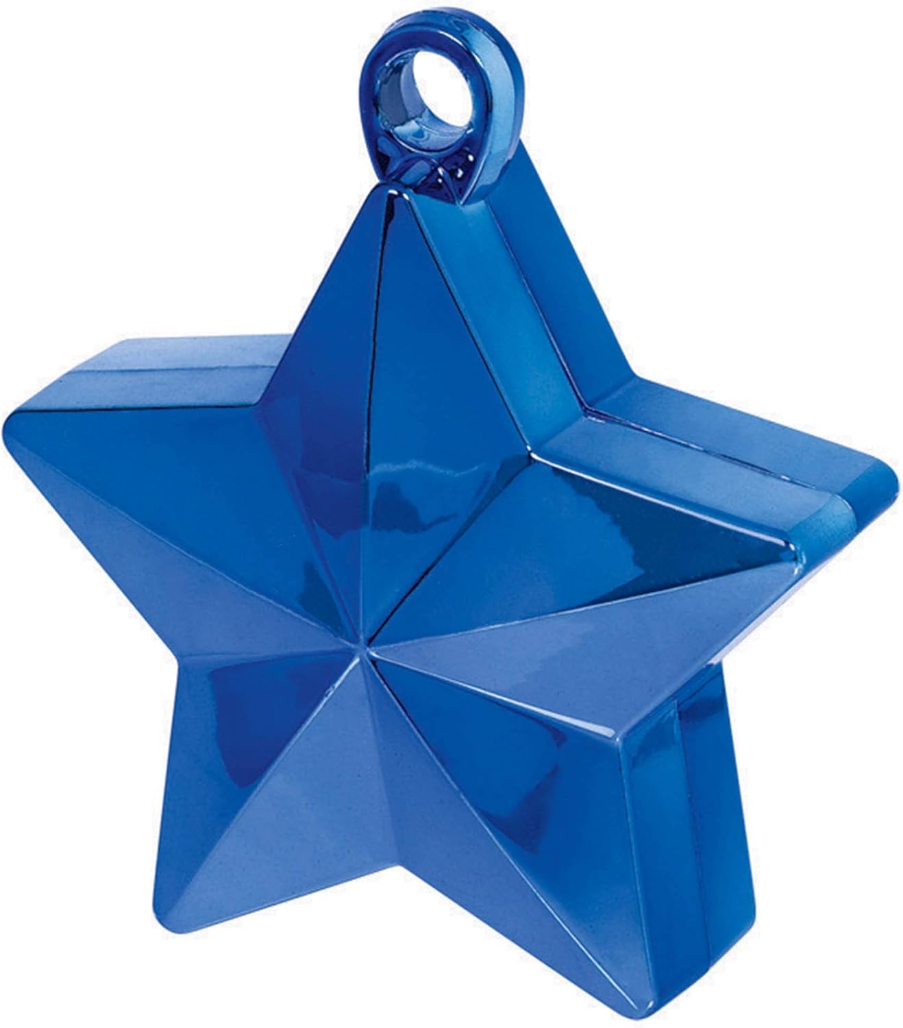 Metallic Star Balloon Weight-Royal Blue