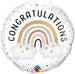 Qualatex 18" Congratulations Boho Rainbow