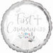 Anagram 17" Silver First Communion Round Foil
