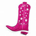 26" Cowgirl Boot (Pink) Foil