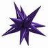 26 inch Purple Starburst Foil