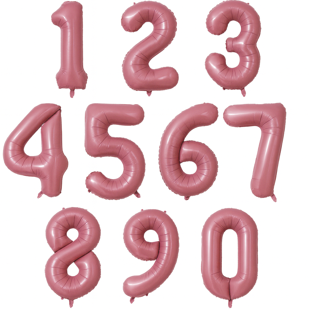 40" Number Pastel Pink