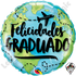 Qualatex 18" El Mundo Es Tuyo/Felicidades Graduado
