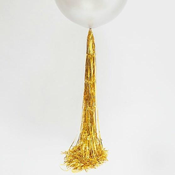 Unique Gold Tassel Balloon Tail 6'