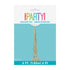Unique Gold Tassel Balloon Tail 6'