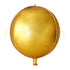 22 inch Gold Round Orb FOIL