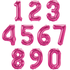 16" Number Hot Pink