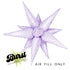 Burst Party Co. 40" Lavender Gingham Starburst