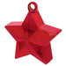 Metallic Star Balloon Weight-Red