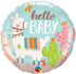 Qualatex 18" Hello Baby Llama Baby Shower