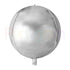 18 inch Silver Round Orb FOIL