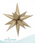 Decochamp 26" Champagne Starburst