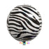 22 inch Zebra Round Orb FOIL